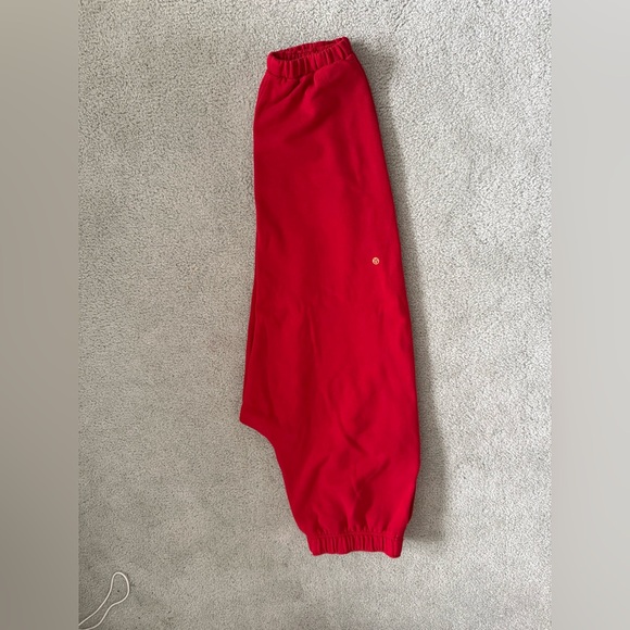 Lululemon Lunar New Year Scuba Mid-Rise Oversized Jogger size L dark red - Picture 5 of 7